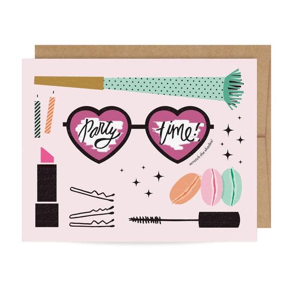 Inklings Paperie - Party Time Scratch-off Card