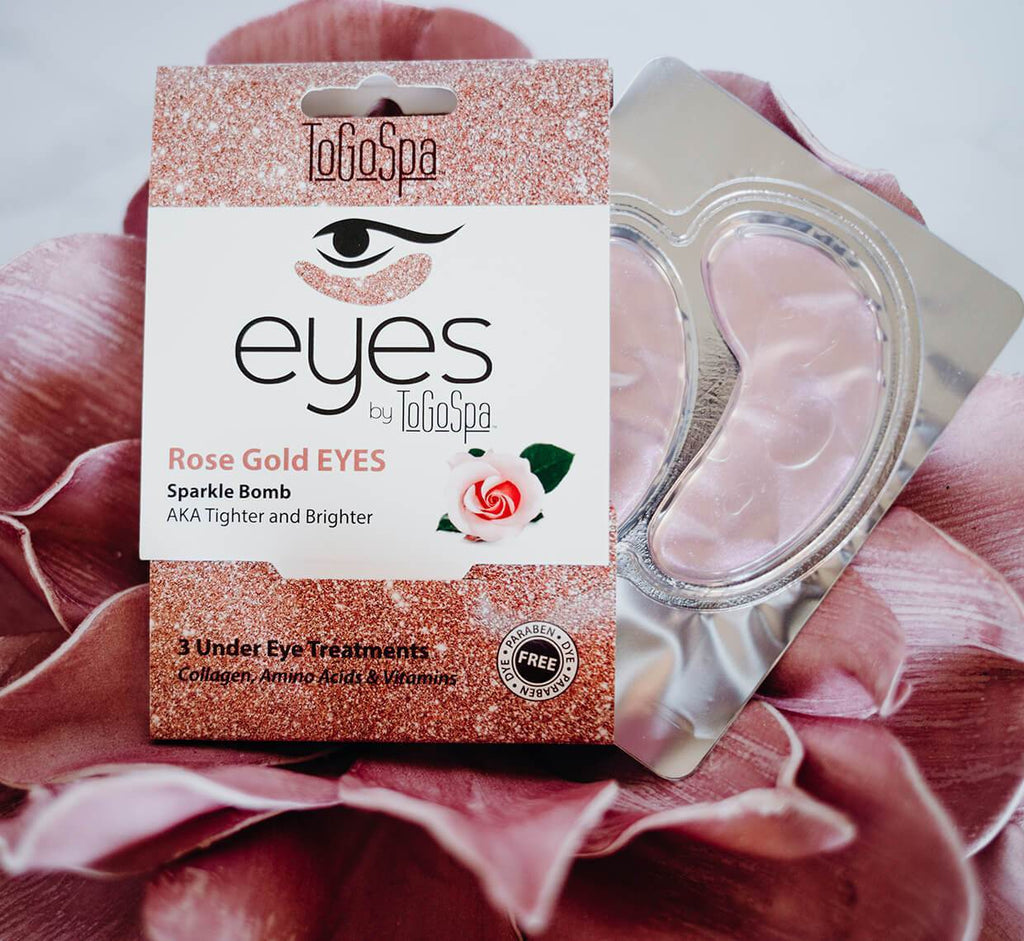 Rose Gold Eyes Masks